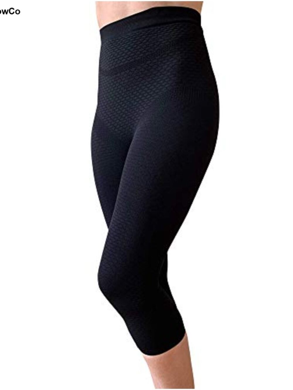 Bioflect Capri Compression Leggings High Waist Bioactive Massaging Knit